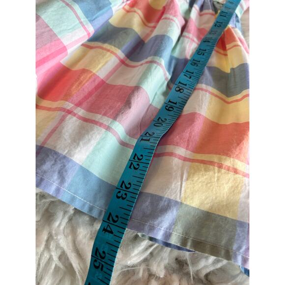 NWT Tommy Bahama Kids Girls Pastel Plaid Ruffle Sleeveless Dress Multicolor SZ 5 - Picture 9 of 12